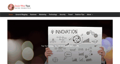 Desktop Screenshot of dailywebtips.com